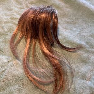 Synthetic Clip-In Hair Extension - Copper Brown